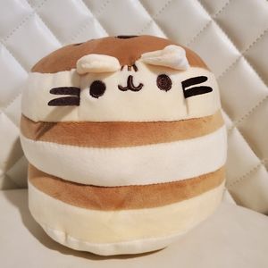 Pancake Cat Plushie Maple Kitten NWT Soft Squisheen Plush